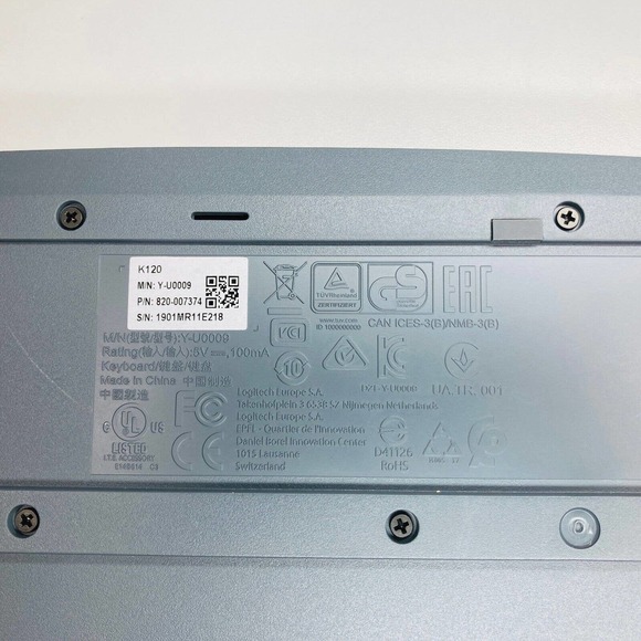 Logitech K120 Wired Keyboard: Comfortable, Quiet, Durable, Efficient Work/Gaming - Picture 10 of 10